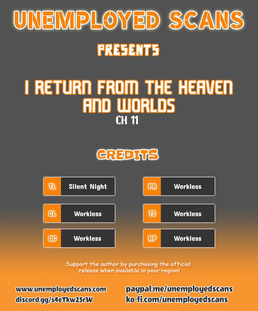 I Return from the Heaven and Worlds Chapter 11 1